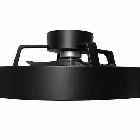 Freelight Plafondventilator Fiato Ø 50 cm zwart