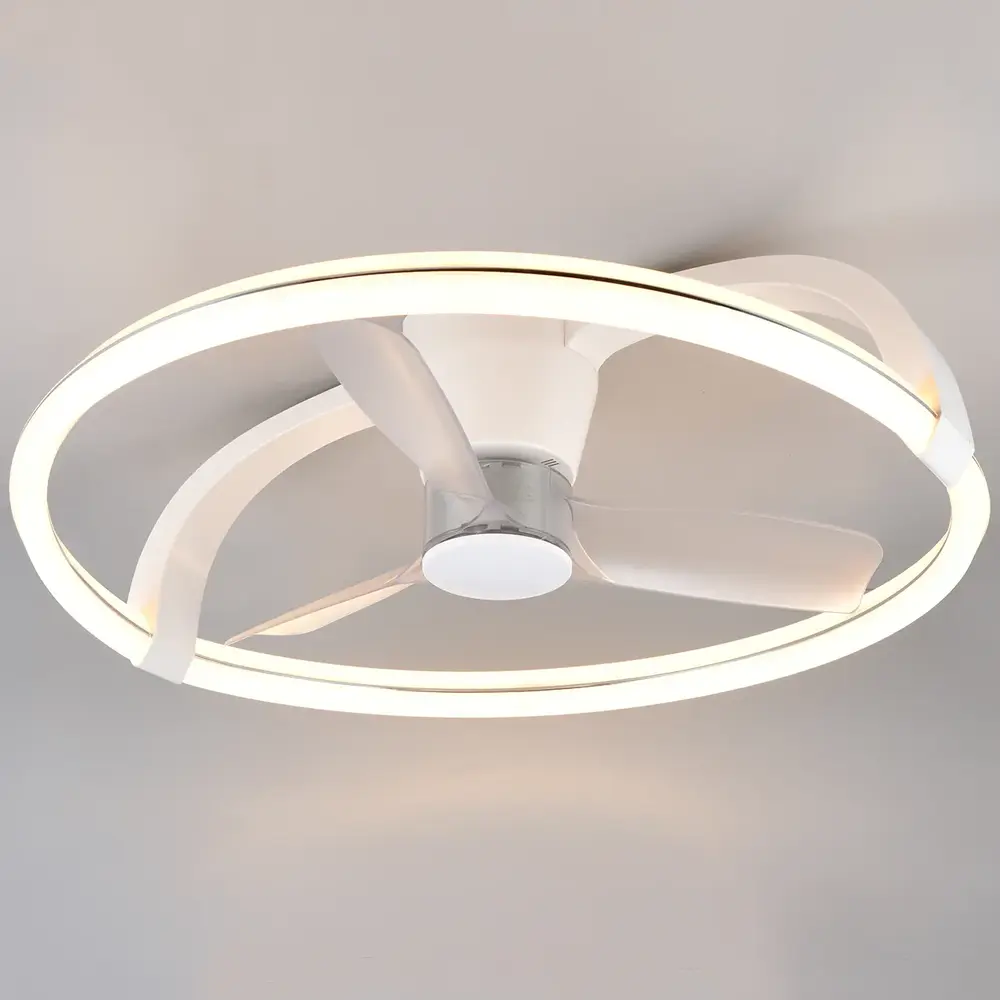 Trio Leuchten Plafondventilator Stockholm Ø 74 cm wit