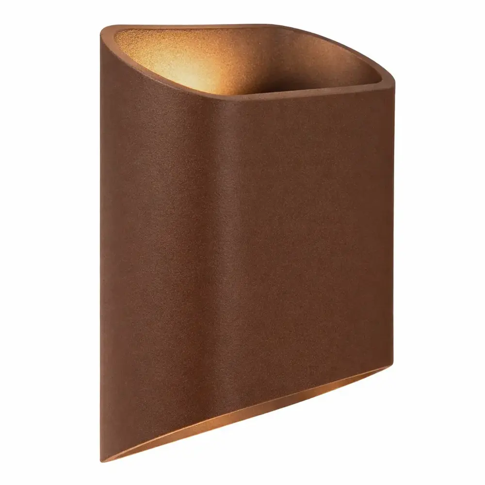 Ylumen Buitenlamp Atta seaside wand H 18 cm cacao