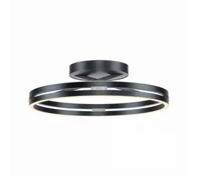 Neuhaus PURE Plafondlamp Loop Ø 60 cm donker grijs