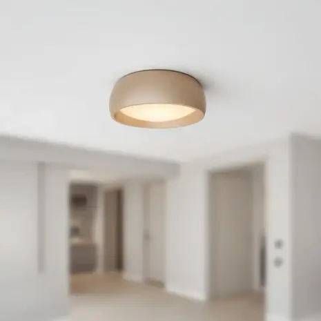 Artdelight Plafondlamp Montana Ø 15 cm champagne Artdelight Plafondlamp Montana Ø 15 cm champagne