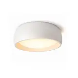 Artdelight Plafondlamp Montana Ø 15 cm wit