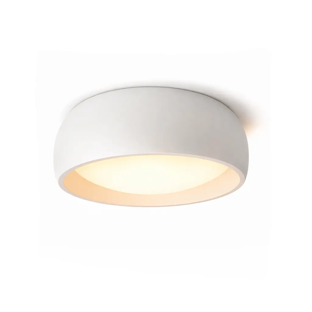 Artdelight Plafondlamp Montana Ø 15 cm wit