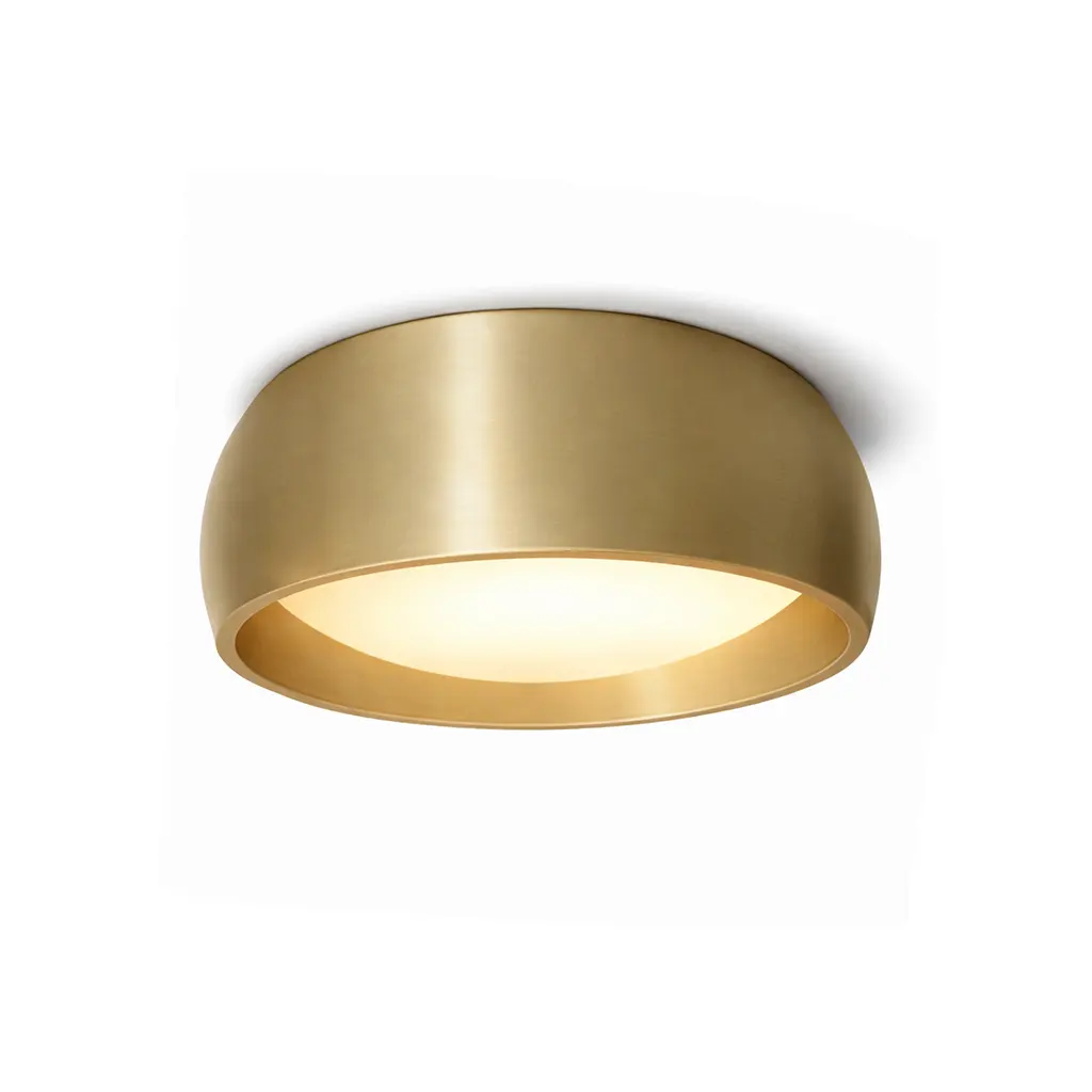 Artdelight Plafondlamp Montana Ø 15 cm goud