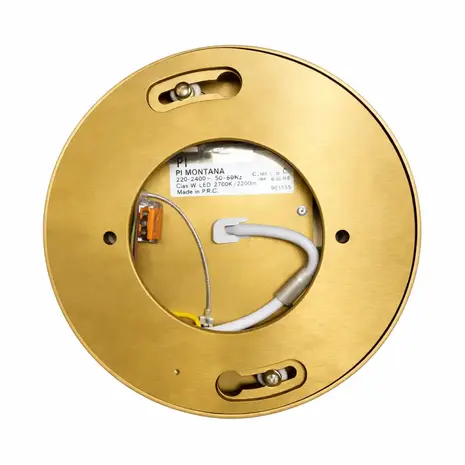 Artdelight Plafondlamp Montana Ø 15 cm goud Artdelight Plafondlamp Montana Ø 15 cm goud