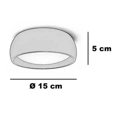 Artdelight Plafondlamp Montana Ø 15 cm koper brons Artdelight Plafondlamp Montana Ø 15 cm koper brons