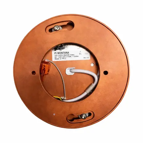 Artdelight Plafondlamp Montana Ø 15 cm koper brons Artdelight Plafondlamp Montana Ø 15 cm koper brons