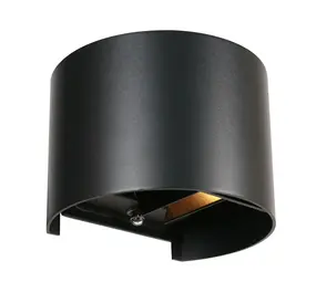 Steinhauer Buitenlamp Curve incl. LED 2 lichts dag nacht sensor zwart