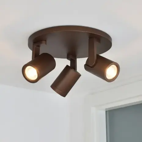 Highlight Spot HALO 3 lichts rond cacao