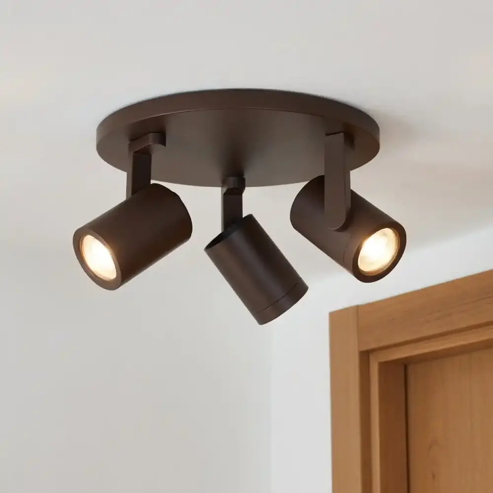 Highlight Spot HALO 3 lichts rond cacao