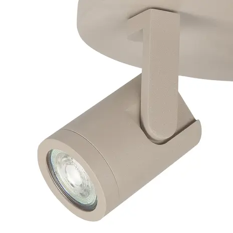 Highlight Spot HALO 3 lichts rond beige