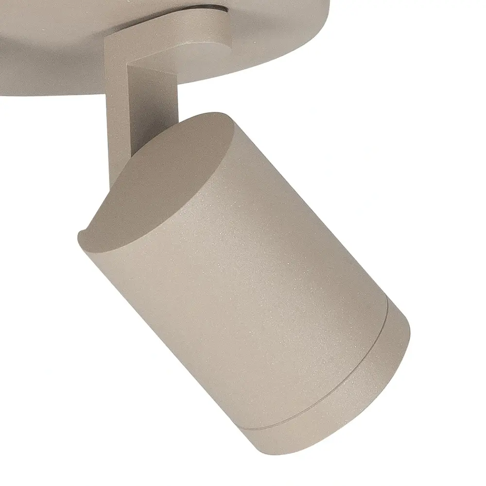 Highlight Spot HALO 3 lichts rond beige