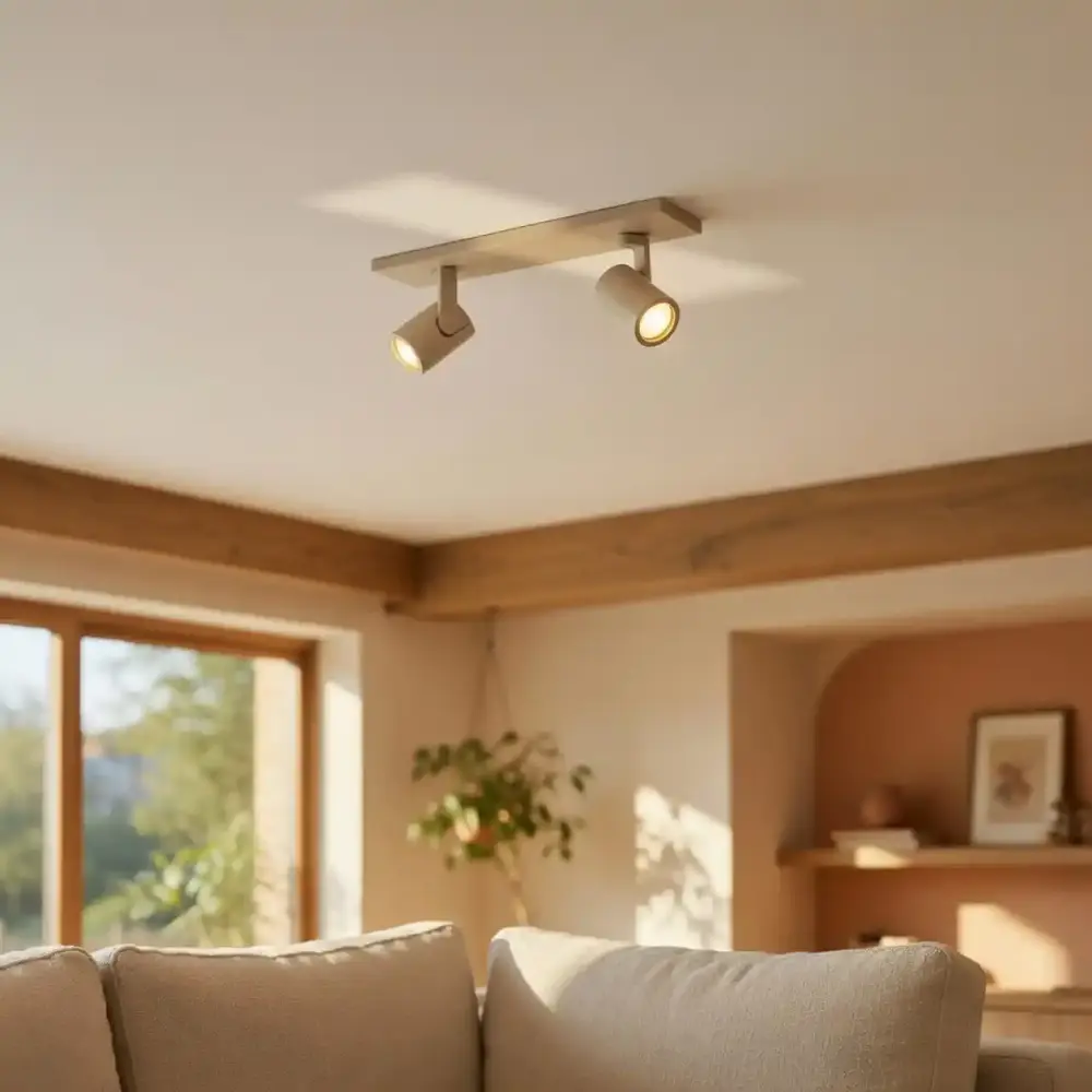 Highlight Spot HALO 2 lichts balk beige