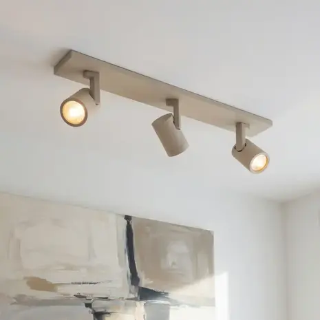 Highlight Spot HALO 3 lichts balk beige