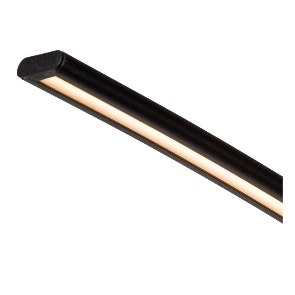 Lucide CURVE - Booglamp - LED Dimb. - 1x15W 2700K - Zwart