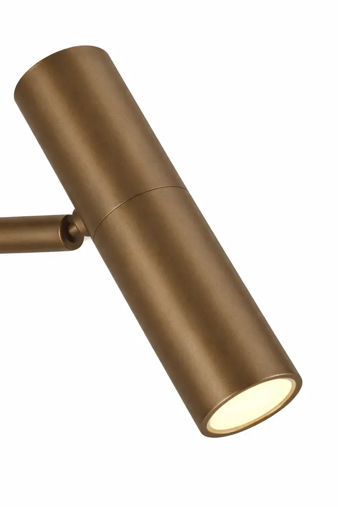 Freelight Vloerlamp Undici 2 lichts H 150 cm brons goud