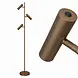 Freelight Vloerlamp Undici 3 lichts H 165 cm brons goud