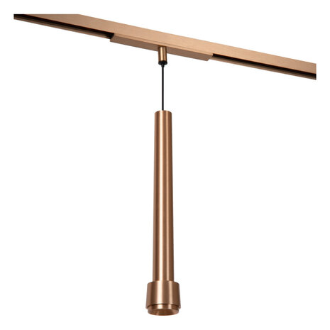 Lucide Premium LINIAL TUBIZ Hanglamp - 1-fase Railsysteem / Smart Railverlichting - Smart - 48V Track - 1xLED - Champagne