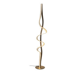 Lucide LAMBADA - Vloerlamp - LED Dimb. - 1x38W 2700K - Mat Goud / Messing | Premium Lucide LAMBADA - Vloerlamp - LED Dimb. - 1x38W 2700K - Mat Goud / Messing | Premium