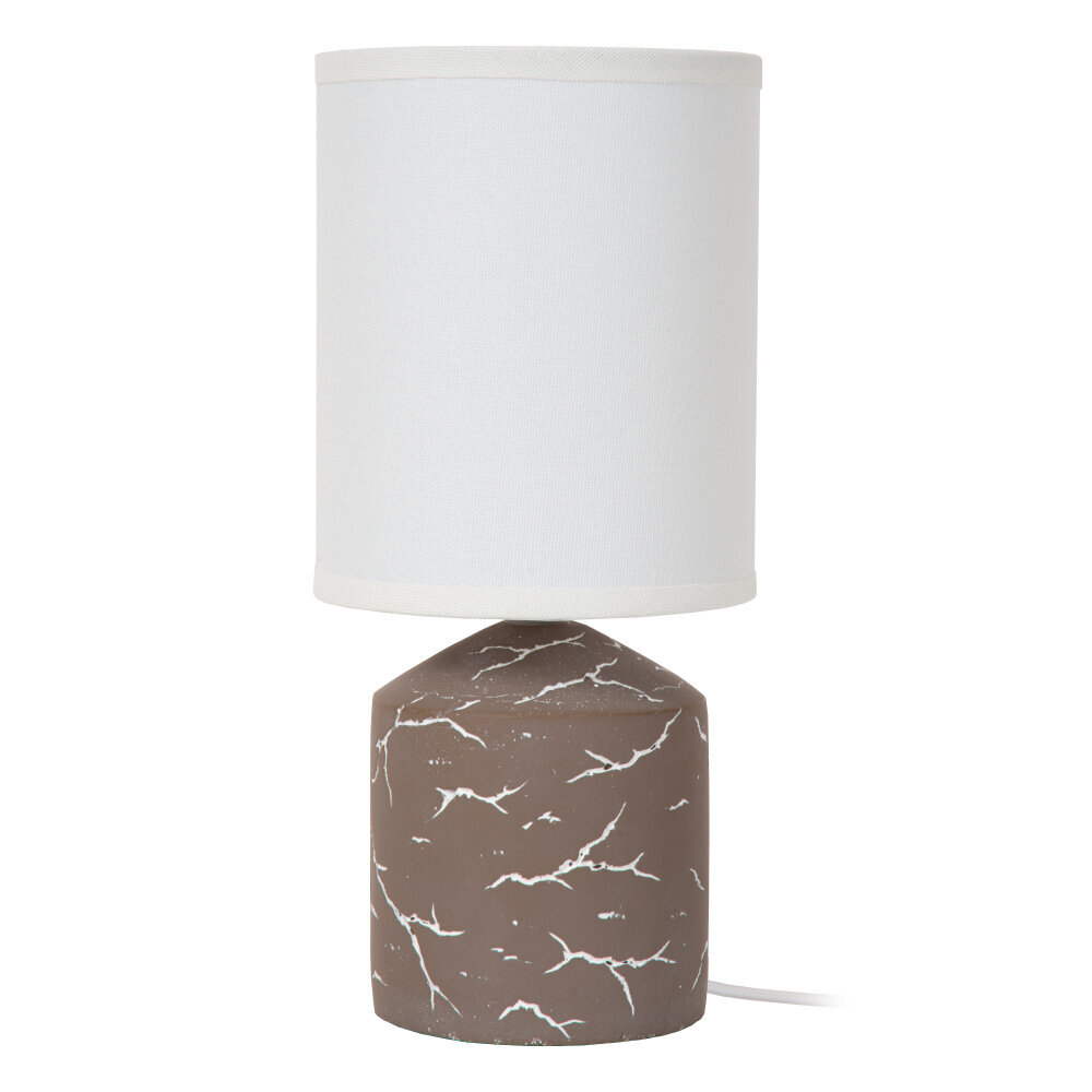 Lucide FRAN - Tafellamp - Ø 13 cm - 1xE14 - Taupe | Essential Lucide FRAN - Tafellamp - Ø 13 cm - 1xE14 - Taupe | Essential