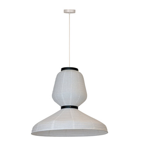 Lucide KEENU - Hanglamp - Ø 67 cm - 1xE27 - Wit - Essential Lucide KEENU - Hanglamp - Ø 67 cm - 1xE27 - Wit - Essential