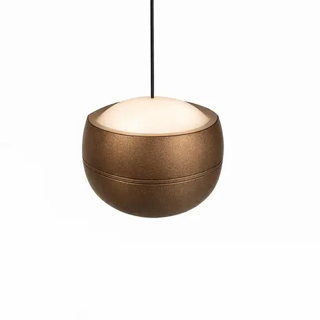 Freelight Hanglamp Cosmo 3 lichts Ø 35 cm comfortlift brons goud