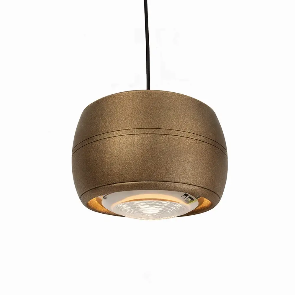 Freelight Hanglamp Cosmo 3 lichts Ø 35 cm comfortlift brons goud