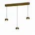 Hanglamp Cosmo 3 lichts L 90 cm comfortlift brons goud