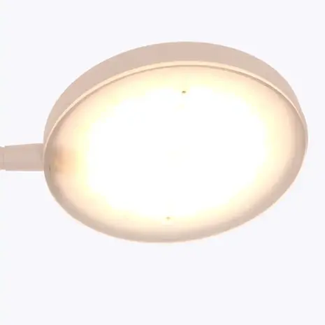 Mexlite Vloerlamp Platu H 132 cm beige