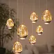 Highlight Hanglamp Egg ovaal 8 lichts L 100 cm champagne