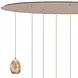 Highlight Hanglamp Egg ovaal 8 lichts L 100 cm champagne