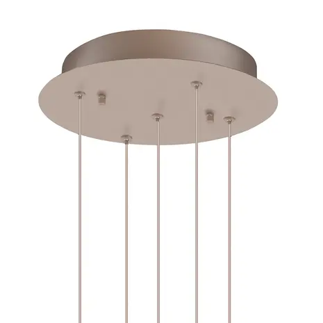 Highlight Hanglamp Egg 5 lichts Ø 30 cm champagne Highlight Hanglamp Egg 5 lichts Ø 30 cm champagne