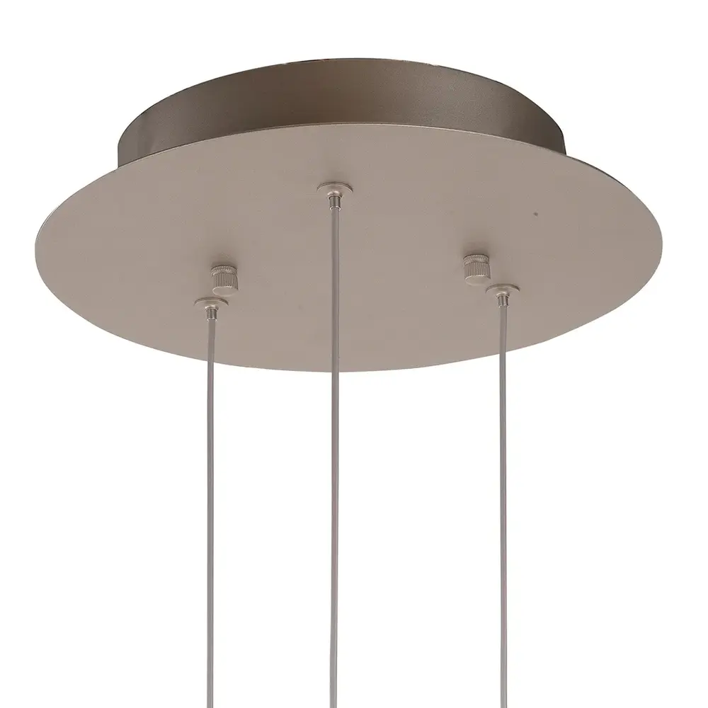 Highlight Hanglamp Egg 3 lichts Ø 25 cm champagne