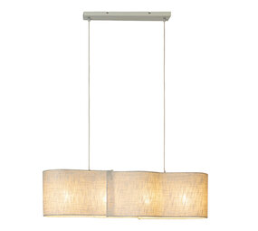 Lucide CHANTAL - Hanglamp - 4xE27 - Beige - Essential Lucide CHANTAL - Hanglamp - 4xE27 - Beige - Essential