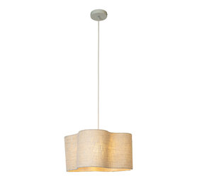 Lucide CHANTAL - Hanglamp - 1xE27 - Beige - Essential Lucide CHANTAL - Hanglamp - 1xE27 - Beige - Essential