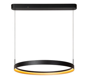 Lucide RADIANT - Hanglamp - LED Dimb. - CCT - 1x60W 2200K/4000K - Zwart - Vibes