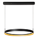 Lucide RADIANT - Hanglamp - LED Dimb. - CCT - 1x60W 2200K/3000K - Zwart - Vibes