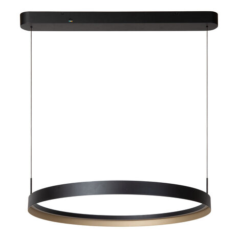 Lucide RADIANT - Hanglamp - LED Dimb. - CCT - 1x60W 2200K/3000K - Zwart - Vibes