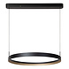 Lucide RADIANT - Hanglamp - LED Dimb. - CCT - 1x60W 2200K/3000K - Zwart - Vibes