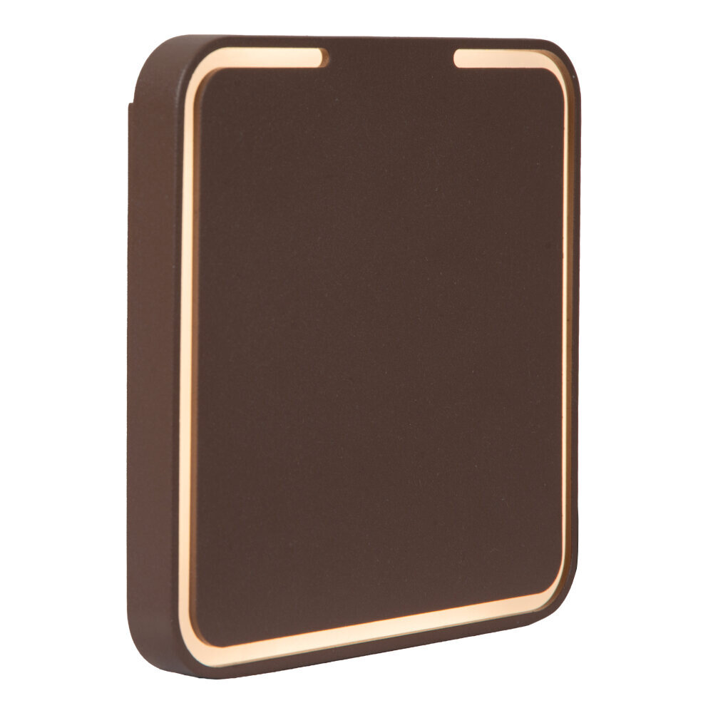 Lucide FINISTER - Wandlamp Binnen/Buiten - LED - 1x7W 2700K - IP54 - Roest bruin | Essential