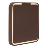 Lucide FINISTER - Wandlamp Binnen/Buiten - LED - 1x7W 2700K - IP54 - Roest bruin | Essential