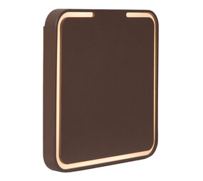 Lucide FINISTER - Wandlamp Binnen/Buiten - LED - 1x7W 2700K - IP54 - Roest bruin | Essential