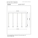 Lucide CALINA - Hanglamp - LED Dimb. - CCT - 5x8,2W 2200K/3300K - Met vervangbare LED-module - Koffie | Premium