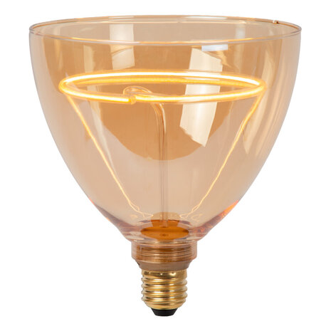 Lucide GO150 - Filament lamp - Ø 15 cm - LED Dimb. - E27 - 1x4W 2200K - Amber Lucide GO150 - Filament lamp - Ø 15 cm - LED Dimb. - E27 - 1x4W 2200K - Amber