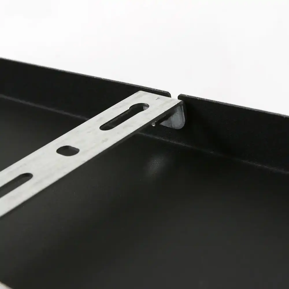 Ylumen Plafondplaat 140 x 25 cm - zonder gaten - zwart