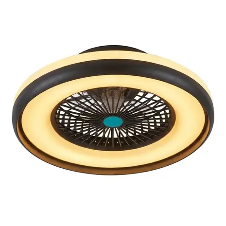 Freelight Plafondventilator Ventola Tuya Ø 60 cm RGB zwart Freelight Plafondventilator Ventola Tuya Ø 60 cm RGB zwart