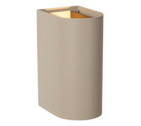 APLIS - Wandspot / Wandlamp Binnen/Buiten - LED - CCT - 2x5W 2700K/4000K - IP65 - Taupe | Essential APLIS - Wandspot / Wandlamp Binnen/Buiten - LED - CCT - 2x5W 2700K/4000K - IP65 - Taupe | Essential