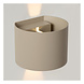 ARMIN - Wandspot / Wandlamp Binnen/Buiten - LED - CCT - 2x3,5W 2700K/4000K - IP54 - Taupe | Essential ARMIN - Wandspot / Wandlamp Binnen/Buiten - LED - CCT - 2x3,5W 2700K/4000K - IP54 - Taupe | Essential