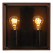 COZETTE - Wandlamp Binnen/Buiten - 2xE27 - IP65 - Roest bruin | Essential COZETTE - Wandlamp Binnen/Buiten - 2xE27 - IP65 - Roest bruin | Essential