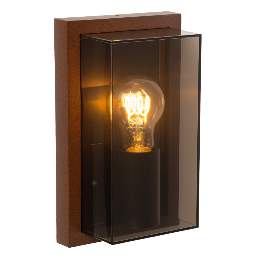 COZETTE - Wandlamp Binnen/Buiten - 1xE27 - IP65 - Roest bruin | Essential COZETTE - Wandlamp Binnen/Buiten - 1xE27 - IP65 - Roest bruin | Essential